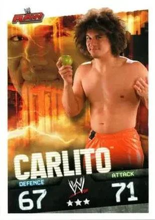 2009 Topps Slam Attax WWE Evolution #NNO - Carlito