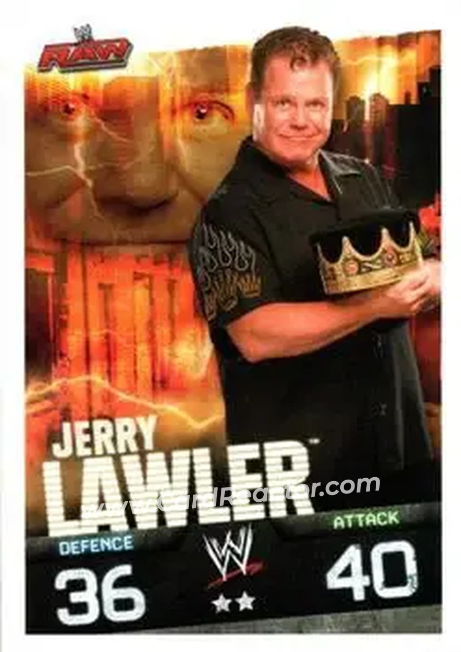 2009 Topps Slam Attax WWE Evolution #NNO - Jerry Lawler