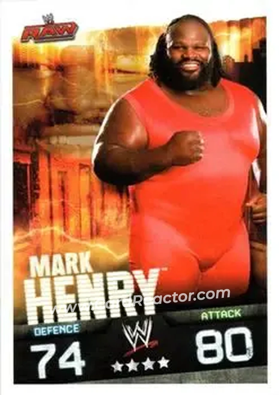 2009 Topps Slam Attax WWE Evolution #NNO - Mark Henry
