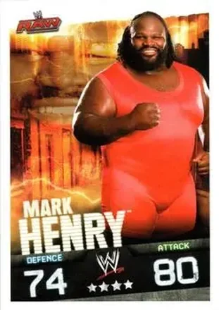 2009 Topps Slam Attax WWE Evolution #NNO - Mark Henry