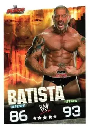 2009 Topps Slam Attax WWE Evolution #NNO - Batista