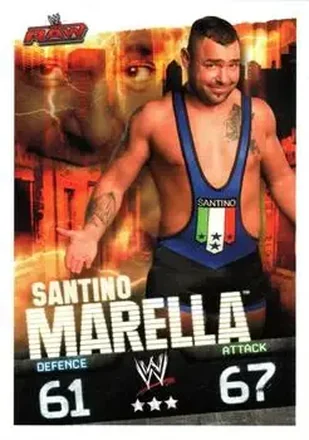 2009 Topps Slam Attax WWE Evolution #NNO - Santino Marella
