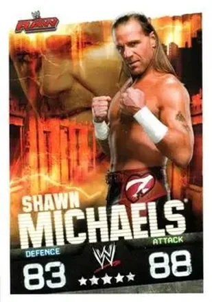 2009 Topps Slam Attax WWE Evolution #NNO - Shawn Michaels