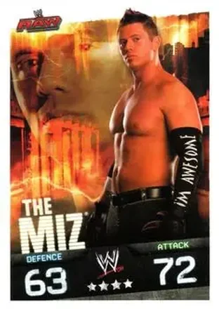 2009 Topps Slam Attax WWE Evolution #NNO - The Miz