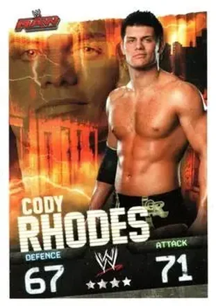 2009 Topps Slam Attax WWE Evolution #NNO - Cody Rhodes