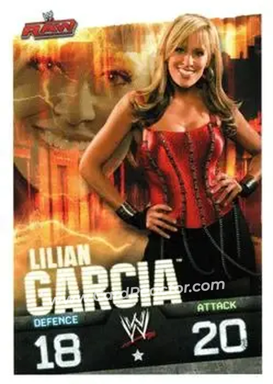 2009 Topps Slam Attax WWE Evolution #NNO - Lilian Garcia - Front