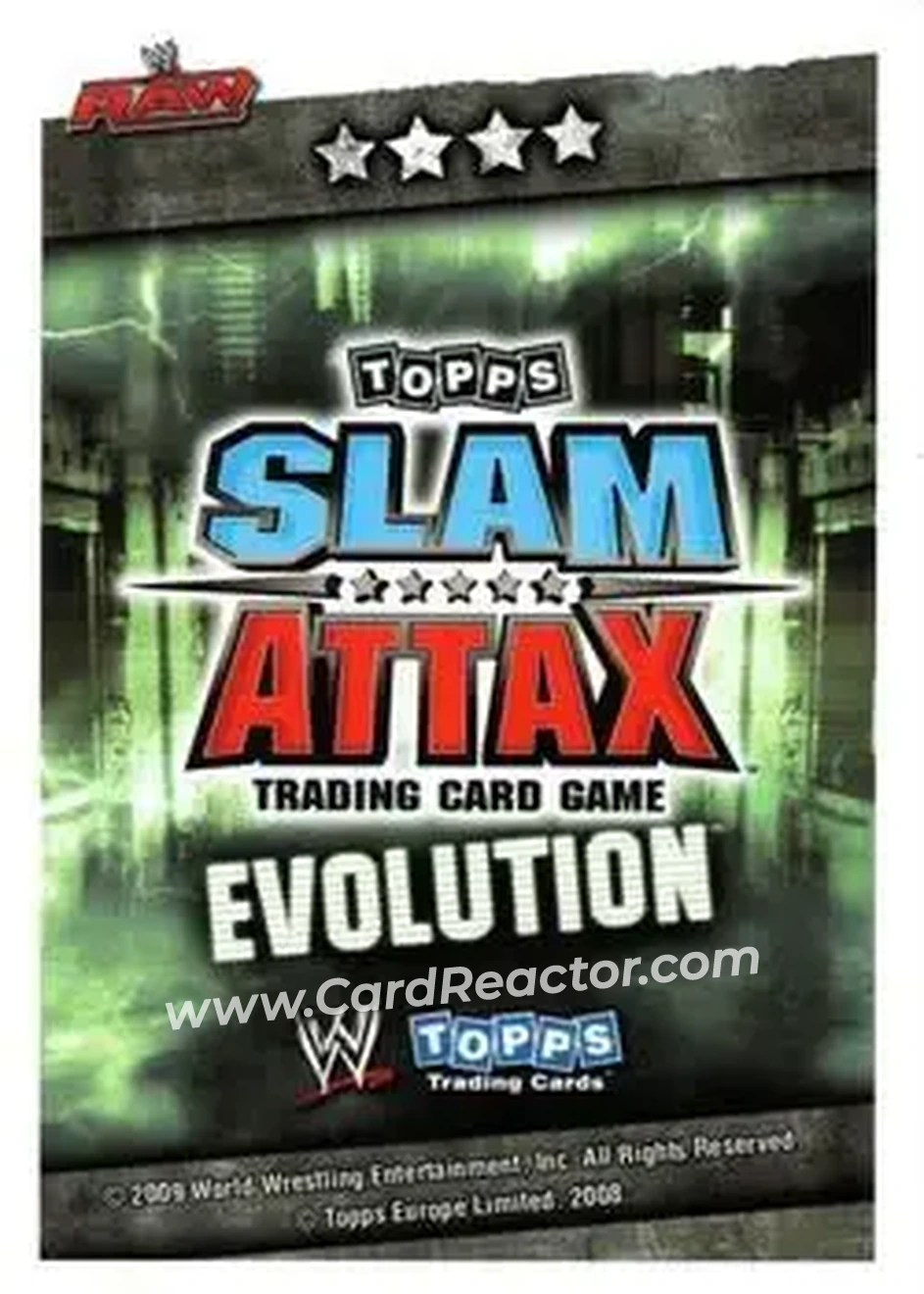 2009 Topps Slam Attax WWE Evolution #NNO - Beth Phoenix - Back