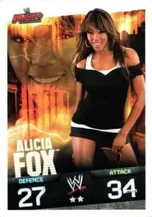 2009 Topps Slam Attax WWE Evolution #NNO - Alicia Fox