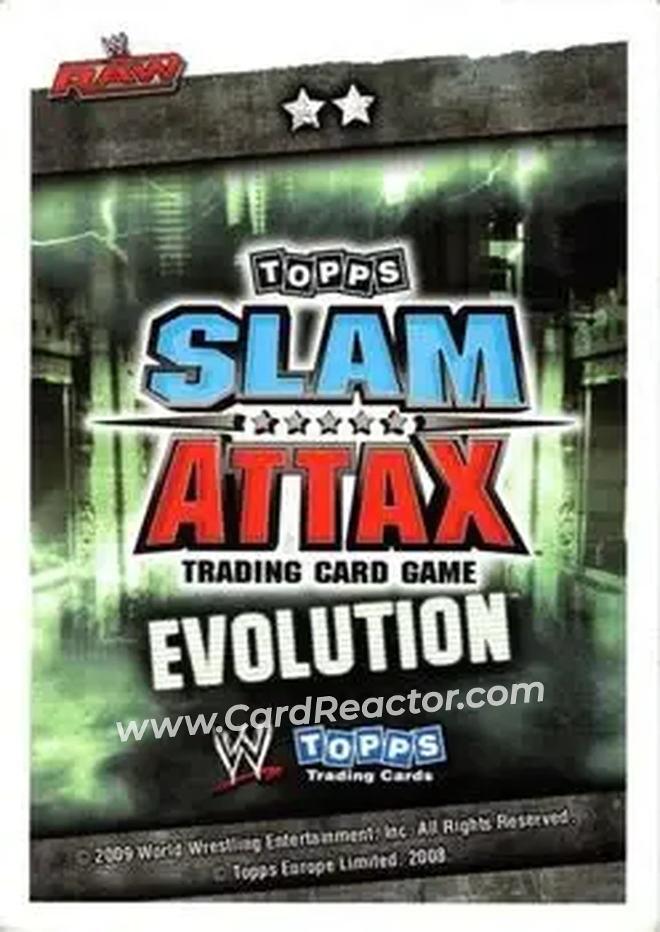 2009 Topps Slam Attax WWE Evolution #NNO - Kelly Kelly - Back