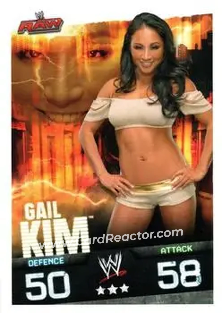 2009 Topps Slam Attax WWE Evolution #NNO - Gail Kim - Front