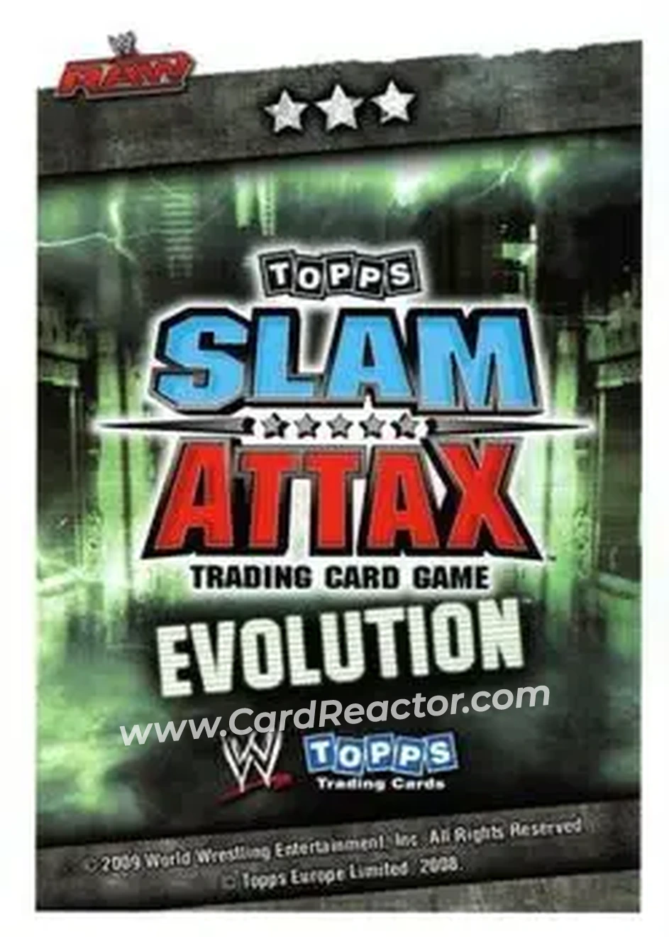 2009 Topps Slam Attax WWE Evolution #NNO - Maryse - Back