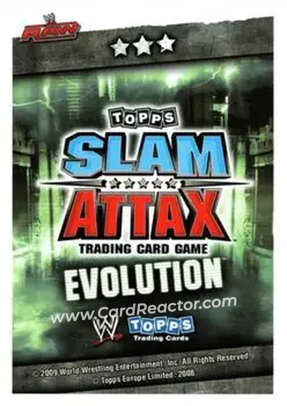2009 Topps Slam Attax WWE Evolution #NNO - Mickie James - Back 2009 Topps Slam Attax WWE Evolution #NNO - Mickie James - Back