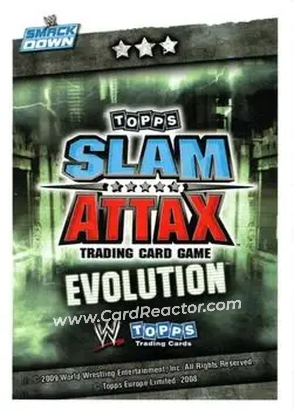2009 Topps Slam Attax WWE Evolution #NNO - Charlie Haas - Back 2009 Topps Slam Attax WWE Evolution #NNO - Charlie Haas - Back