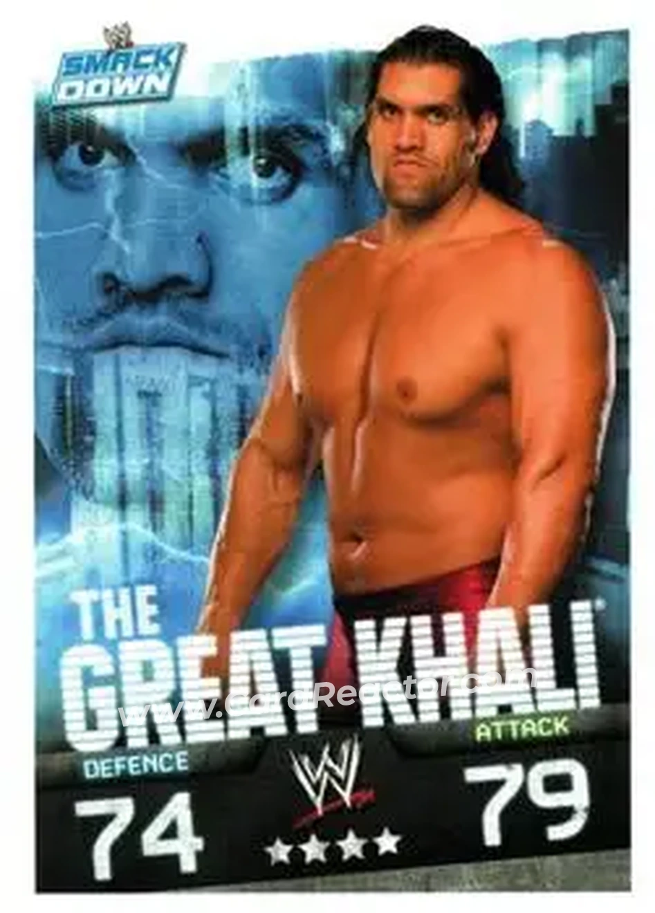 2009 Topps Slam Attax WWE Evolution #NNO - The Great Khali - Front