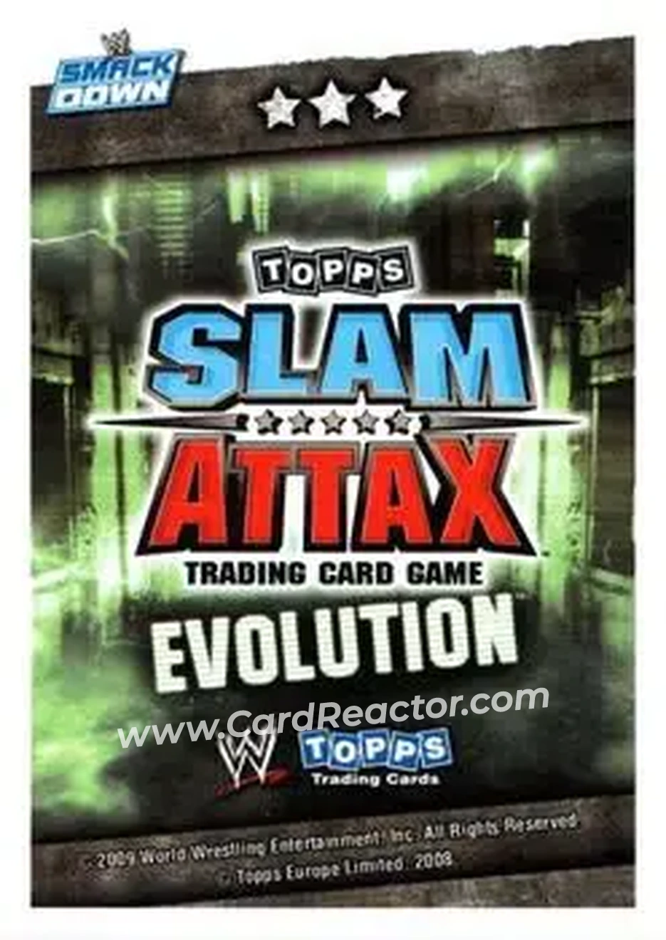 2009 Topps Slam Attax WWE Evolution #NNO - Knux - Back
