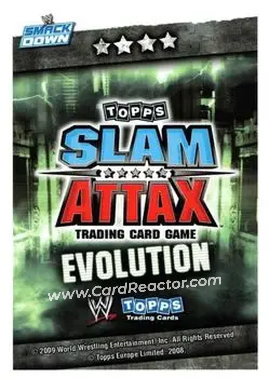 2009 Topps Slam Attax WWE Evolution #NNO - John Morrison - Back