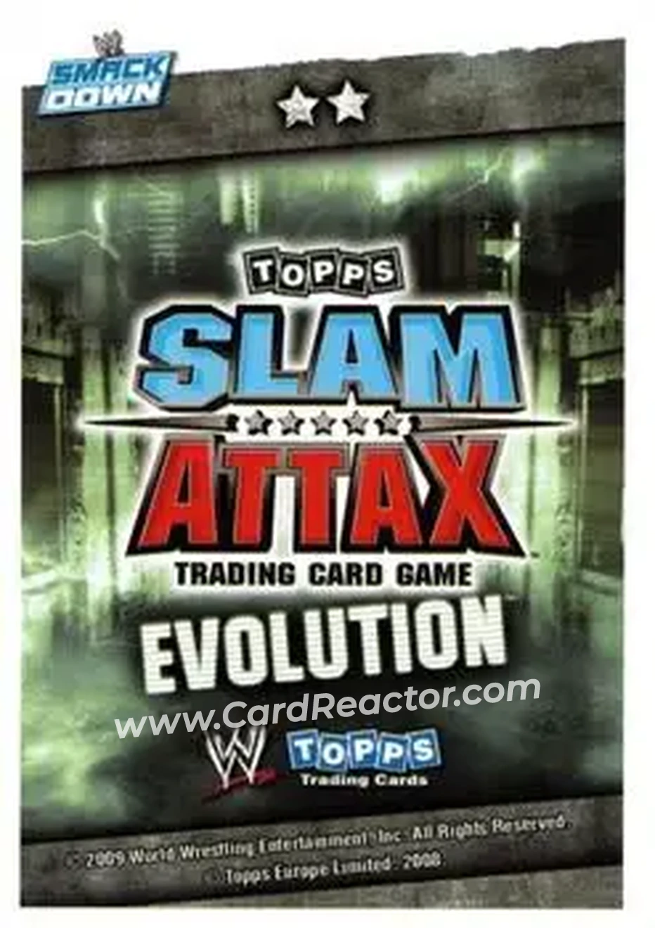 2009 Topps Slam Attax WWE Evolution #NNO - Todd Grisham - Back 2009 Topps Slam Attax WWE Evolution #NNO - Todd Grisham - Back