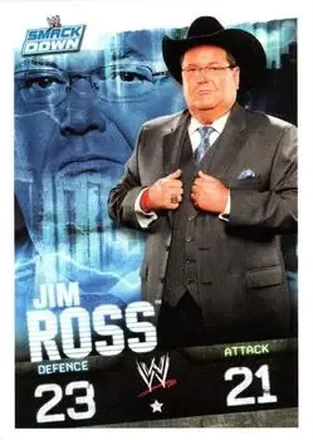 2009 Topps Slam Attax WWE Evolution #NNO - Jim Ross