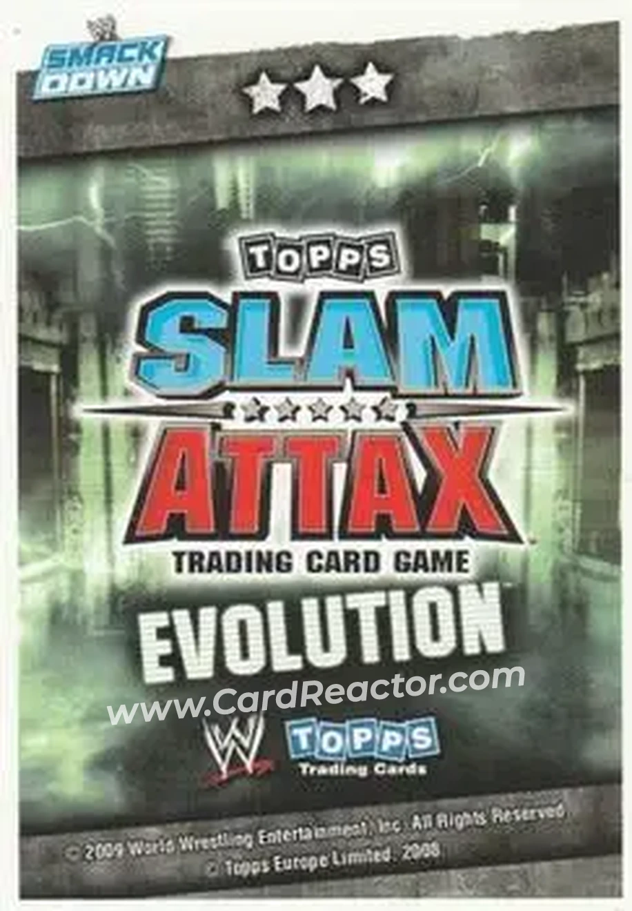 2009 Topps Slam Attax WWE Evolution #NNO - Natalya - Back