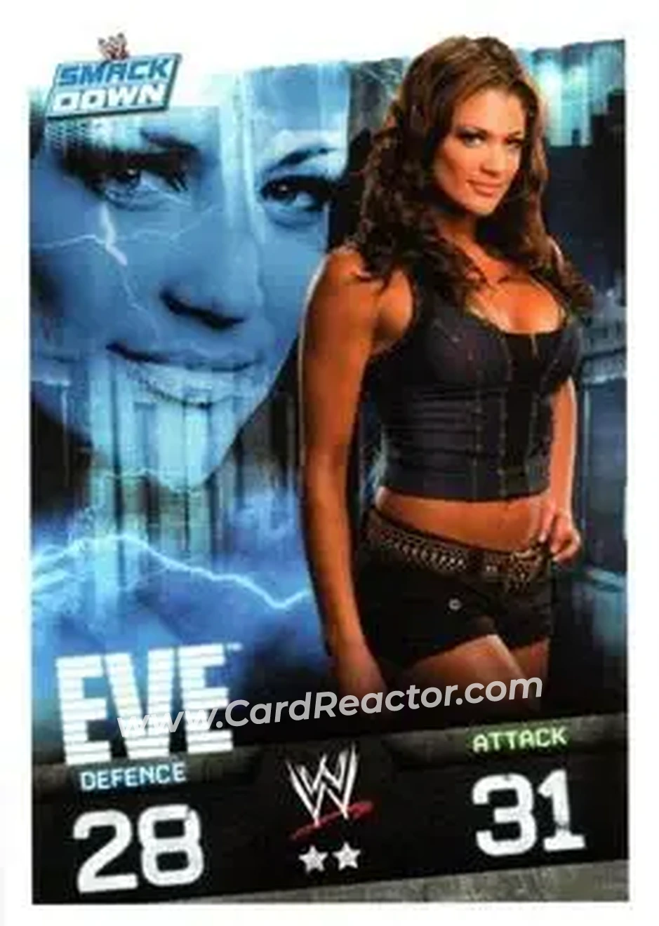 2009 Topps Slam Attax WWE Evolution #NNO - Eve Torres - Front