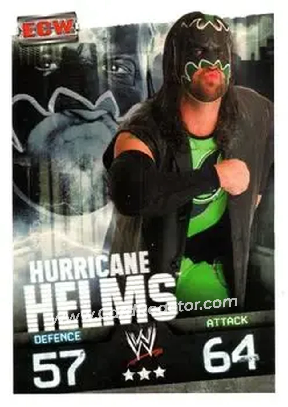 2009 Topps Slam Attax WWE Evolution #NNO - The Hurricane - Front