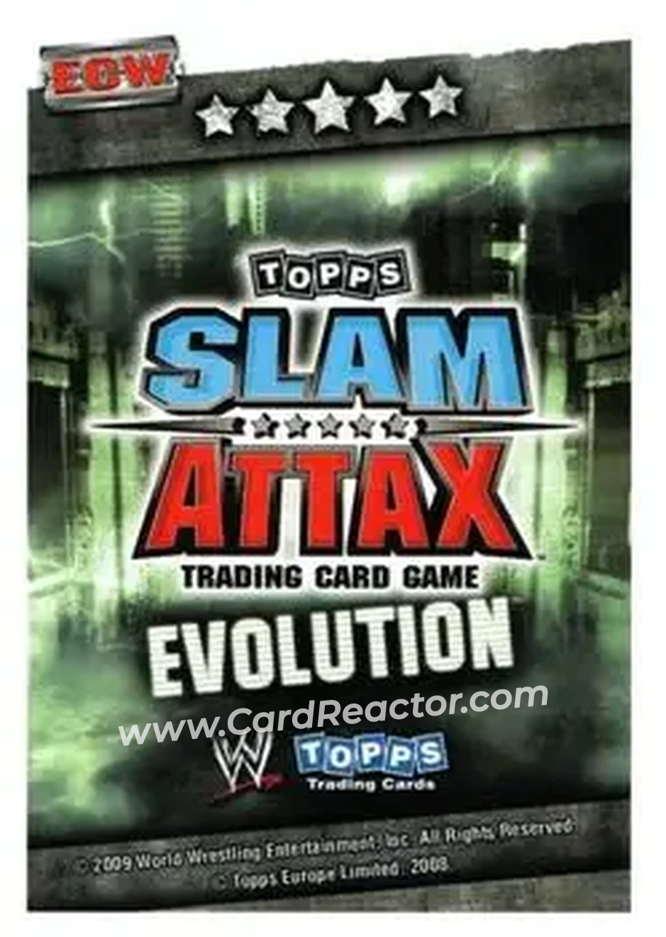 2009 Topps Slam Attax WWE Evolution #NNO - Vladimir Kozlov - Back