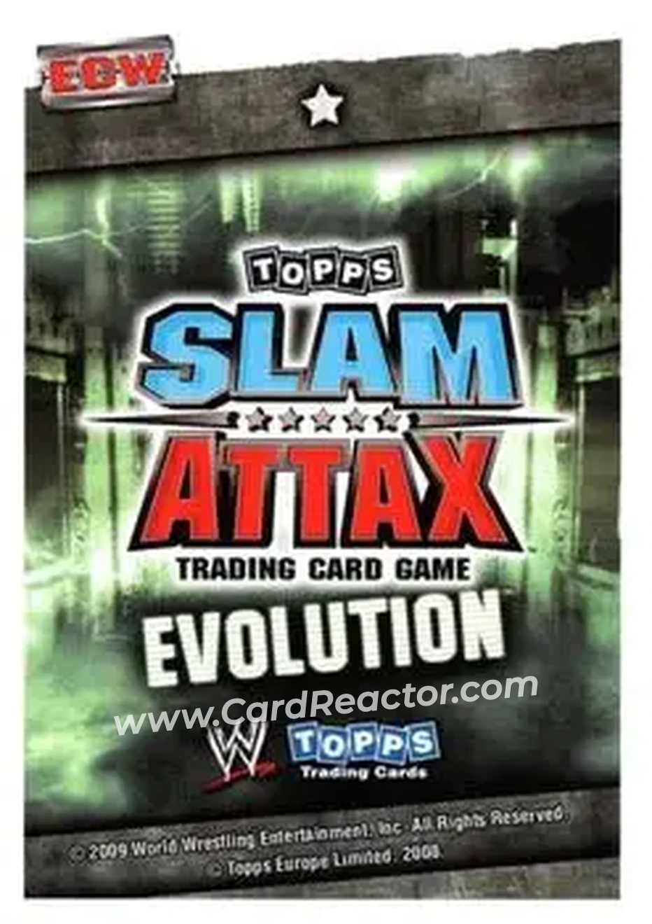 2009 Topps Slam Attax WWE Evolution #NNO - Tony Chimel - Back