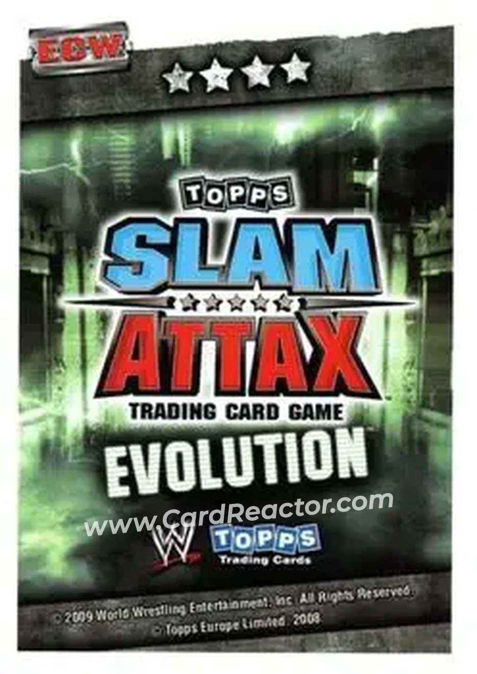 2009 Topps Slam Attax WWE Evolution #NNO - The Real Man's Man - Back 2009 Topps Slam Attax WWE Evolution #NNO - The Real Man's Man - Back