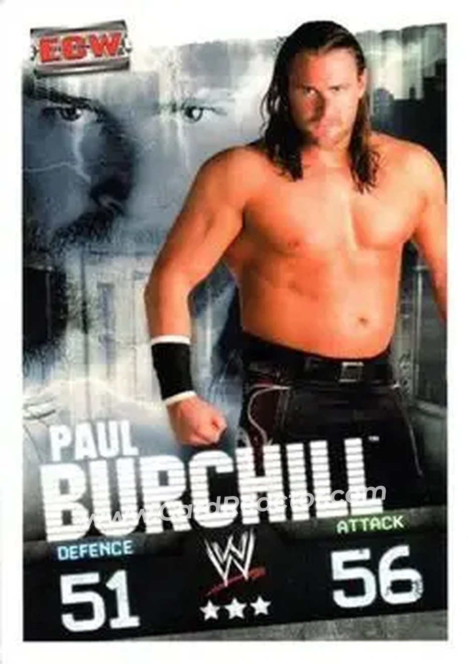 2009 Topps Slam Attax WWE Evolution #NNO - Paul Burchill - Front