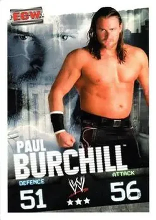 2009 Topps Slam Attax WWE Evolution #NNO - Paul Burchill