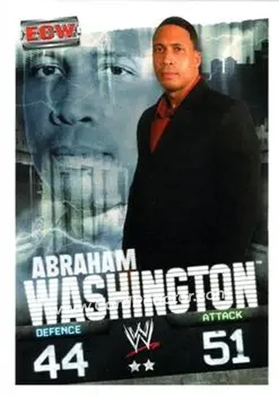 2009 Topps Slam Attax WWE Evolution #NNO - Abraham Washington