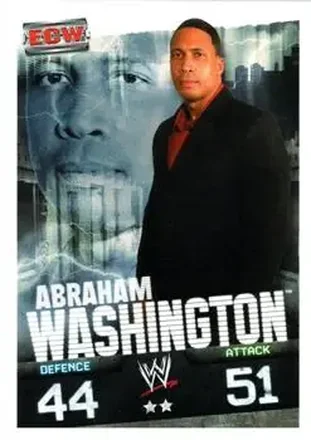 2009 Topps Slam Attax WWE Evolution #NNO - Abraham Washington