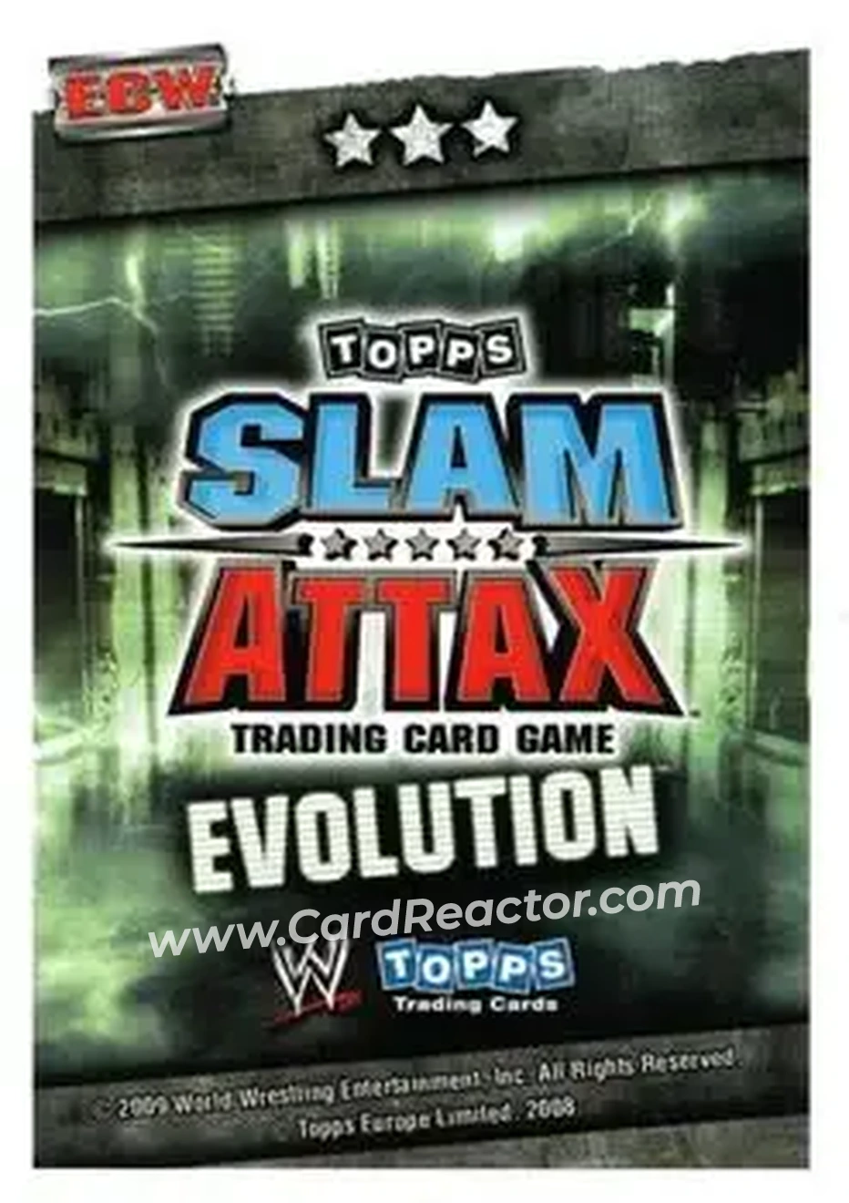 2009 Topps Slam Attax WWE Evolution #NNO - Sheamus - Back