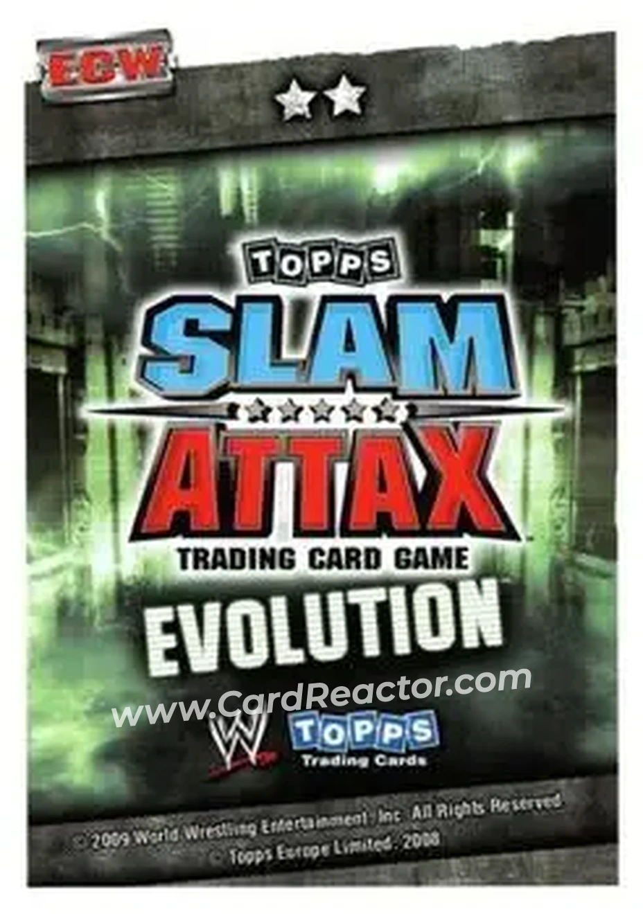 2009 Topps Slam Attax WWE Evolution #NNO - Matt Striker - Back 2009 Topps Slam Attax WWE Evolution #NNO - Matt Striker - Back