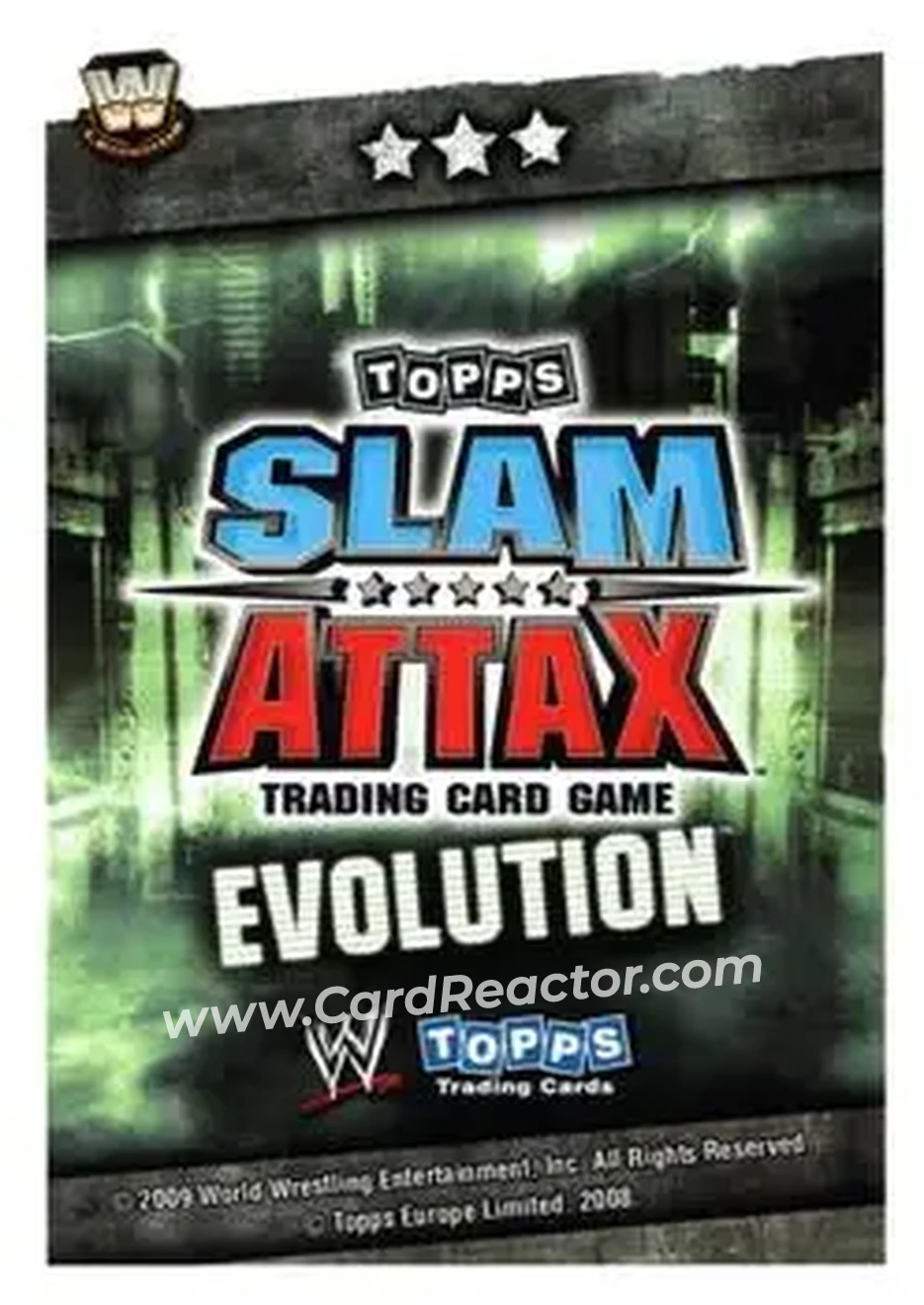 2009 Topps Slam Attax WWE Evolution #NNO - Bam Bam Bigelow - Back