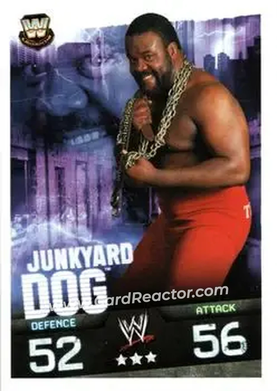 2009 Topps Slam Attax WWE Evolution #NNO - The Junkyard Dog - Front 2009 Topps Slam Attax WWE Evolution #NNO - The Junkyard Dog - Front