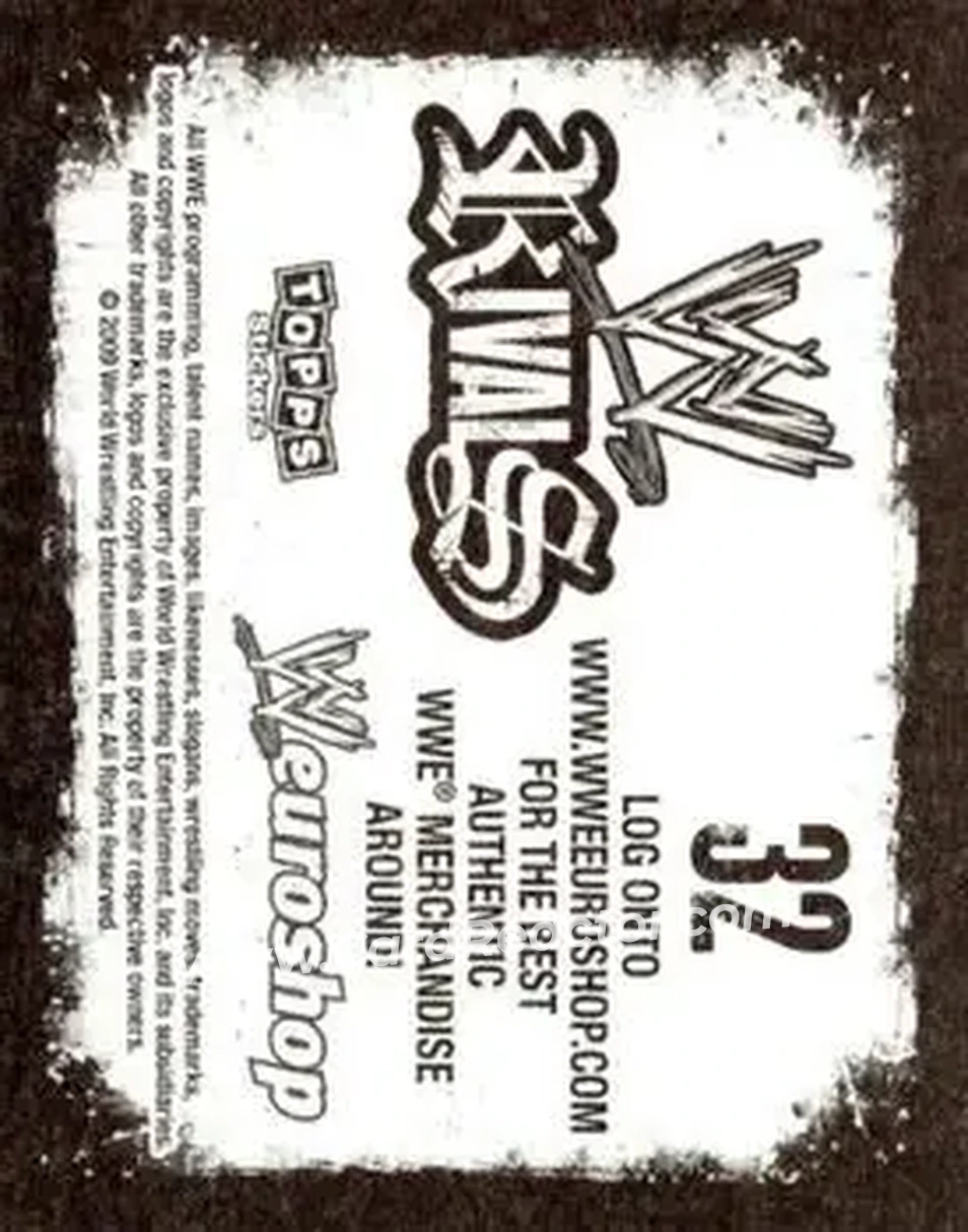 2009 Topps WWE Rivals #32 - The Miz - Back