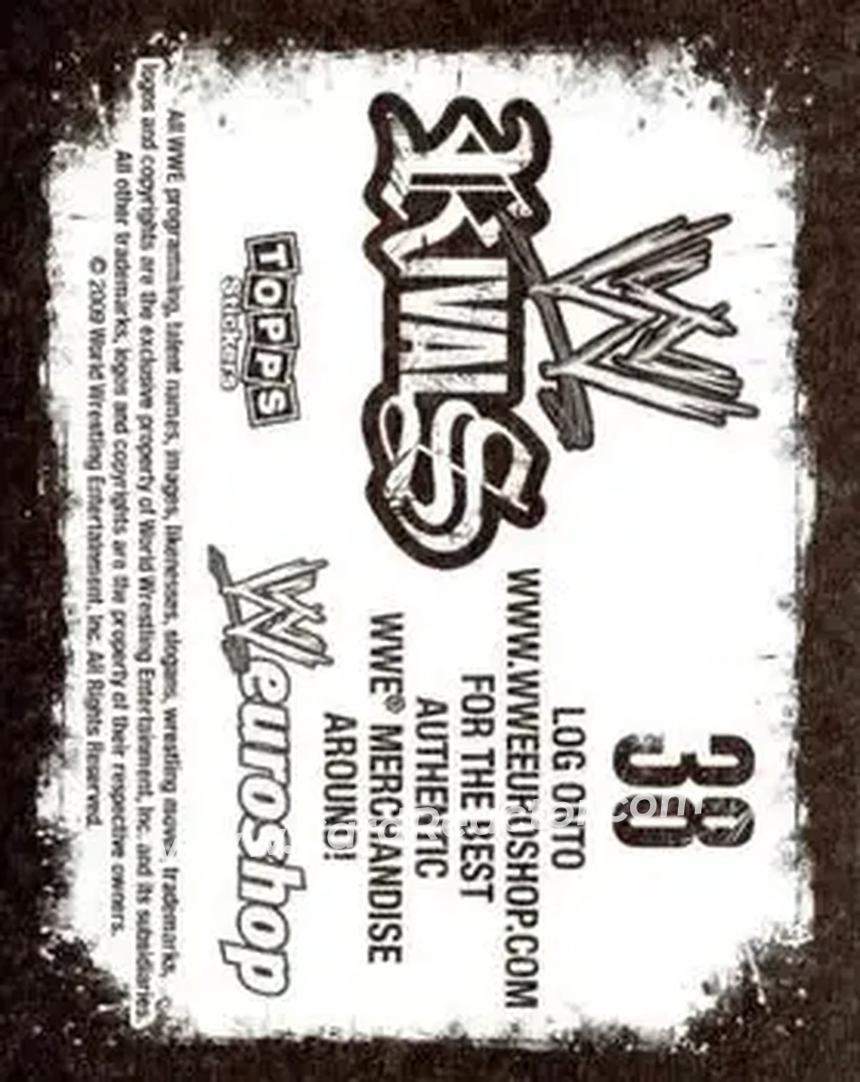 2009 Topps WWE Rivals #38 - Mr. Anderson - Back
