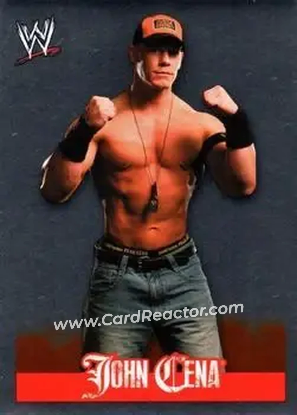 2009 Topps WWE Rivals Spanish #4 - John Cena - Front