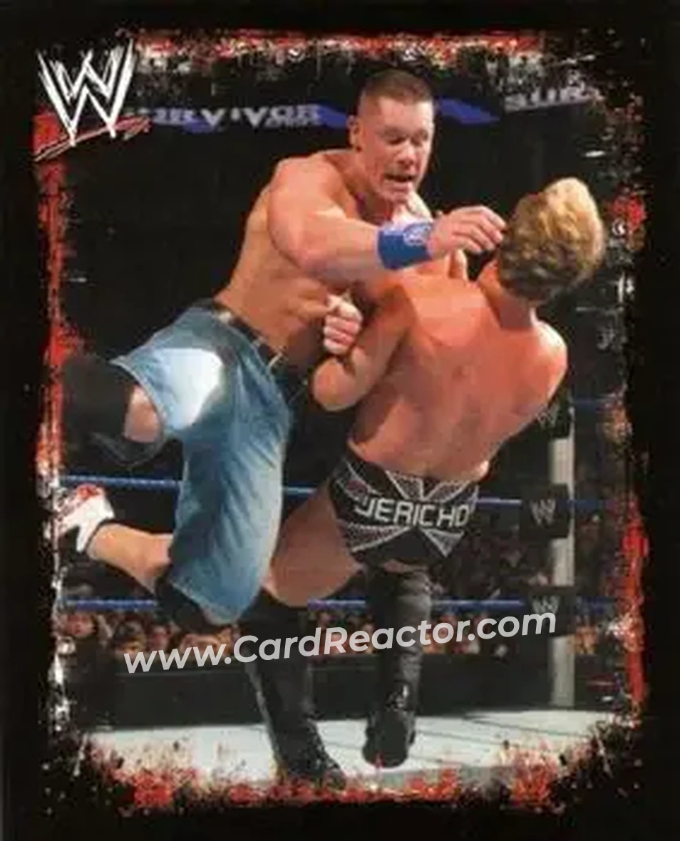 2009 Topps WWE Rivals Spanish #8 - John Cena - Front