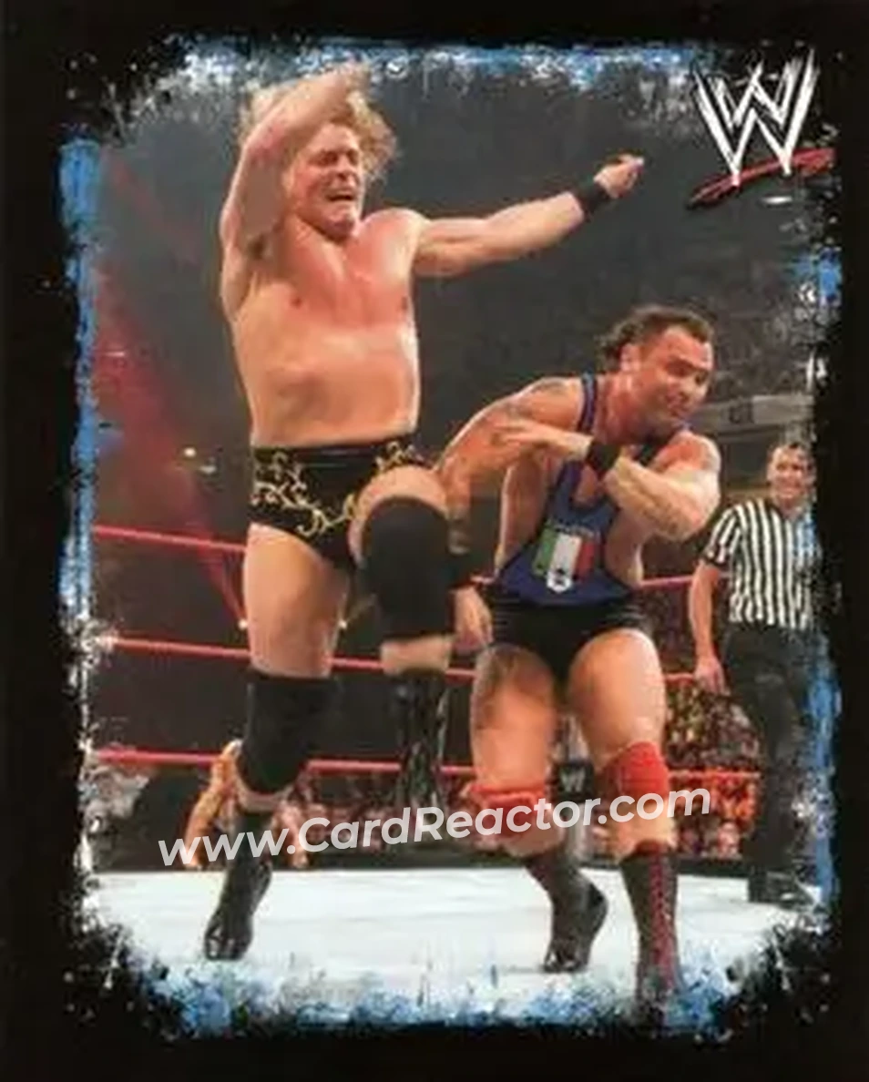 2009 Topps WWE Rivals Spanish #41 - The Real Man's Man - Front 2009 Topps WWE Rivals Spanish #41 - The Real Man's Man - Front