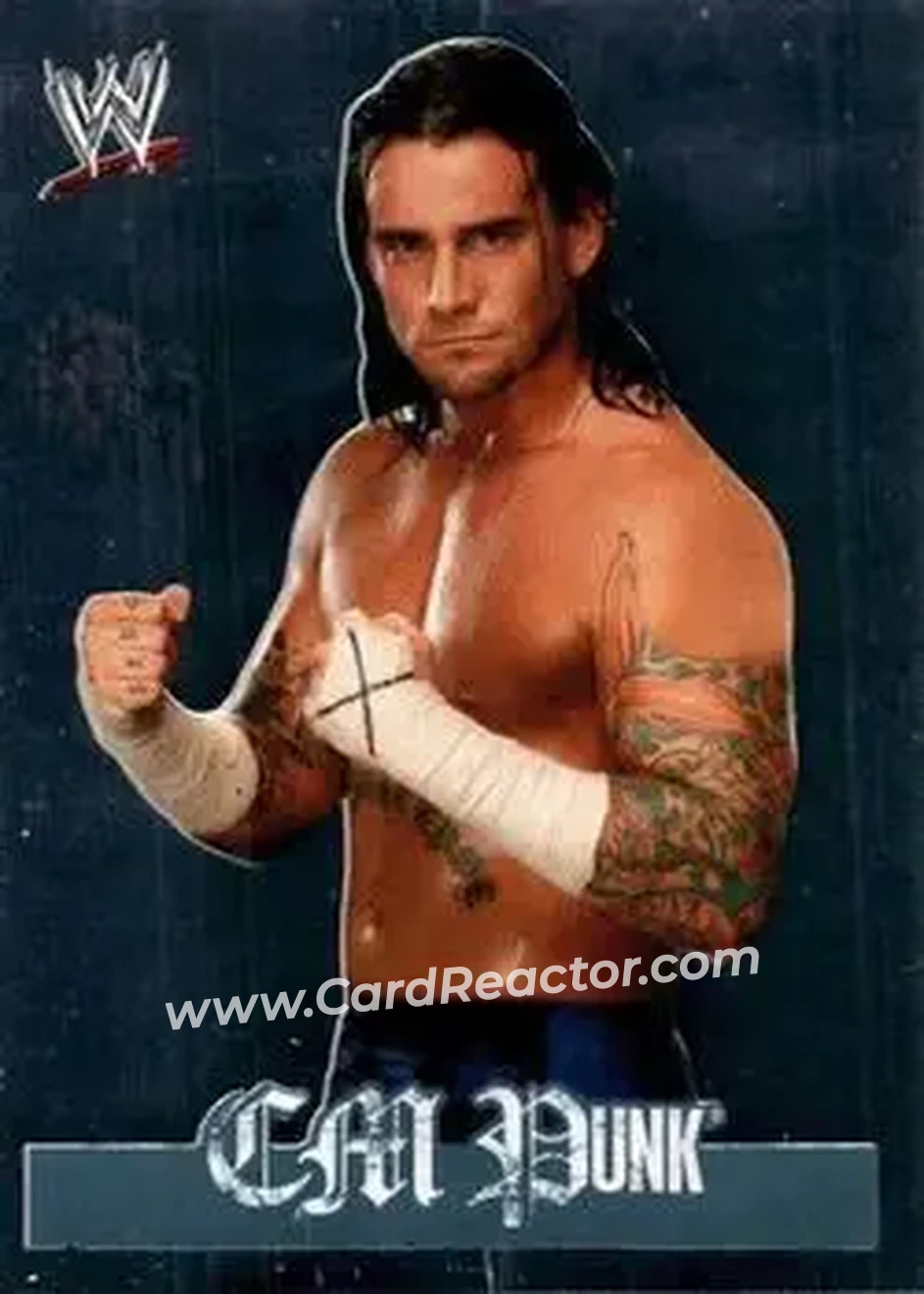 2009 Topps WWE Rivals Spanish #54 - CM Punk - Front