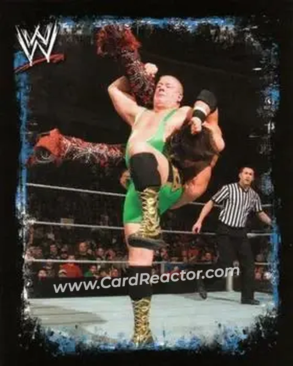 2009 Topps WWE Rivals Spanish #73 - Finlay & Hornswoggle - Front