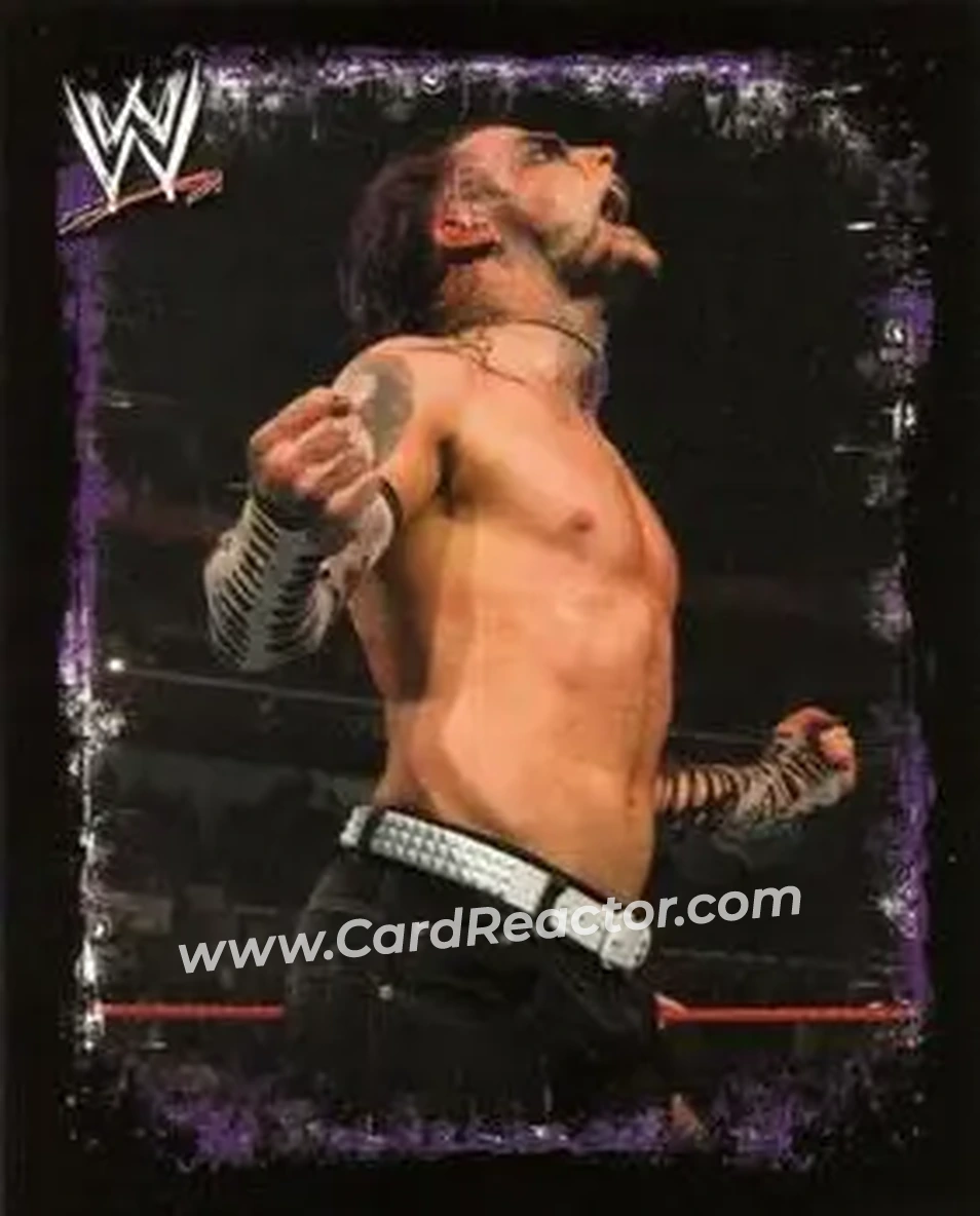 2009 Topps WWE Rivals Spanish #85 - Jeff Hardy - Front