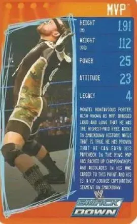 2009 Top Trumps Specials WWE (U.K.) #NNO - MVP