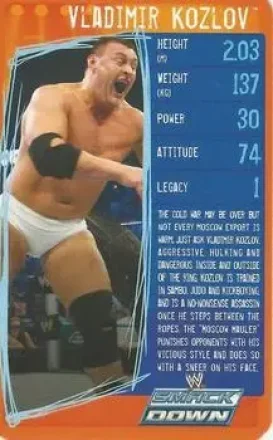 2009 Top Trumps Specials WWE 3D (U.K.) #NNO Vladimir Kozlov