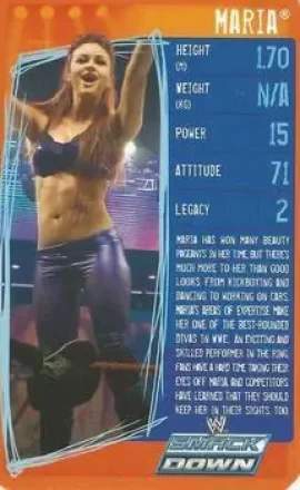 2009 Top Trumps Specials WWE 3D (U.K.) #NNO Maria Kanellis