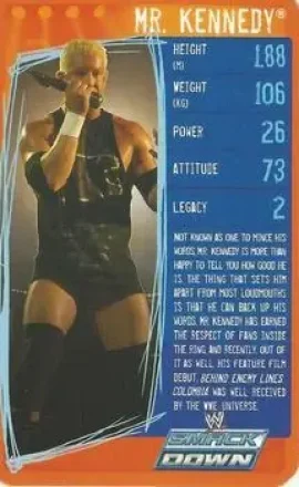2009 Top Trumps Specials WWE 3D (U.K.) #NNO Mr. Anderson