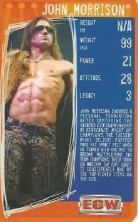2009 Top Trumps Specials WWE 3D (U.K.) #NNO - John Morrison