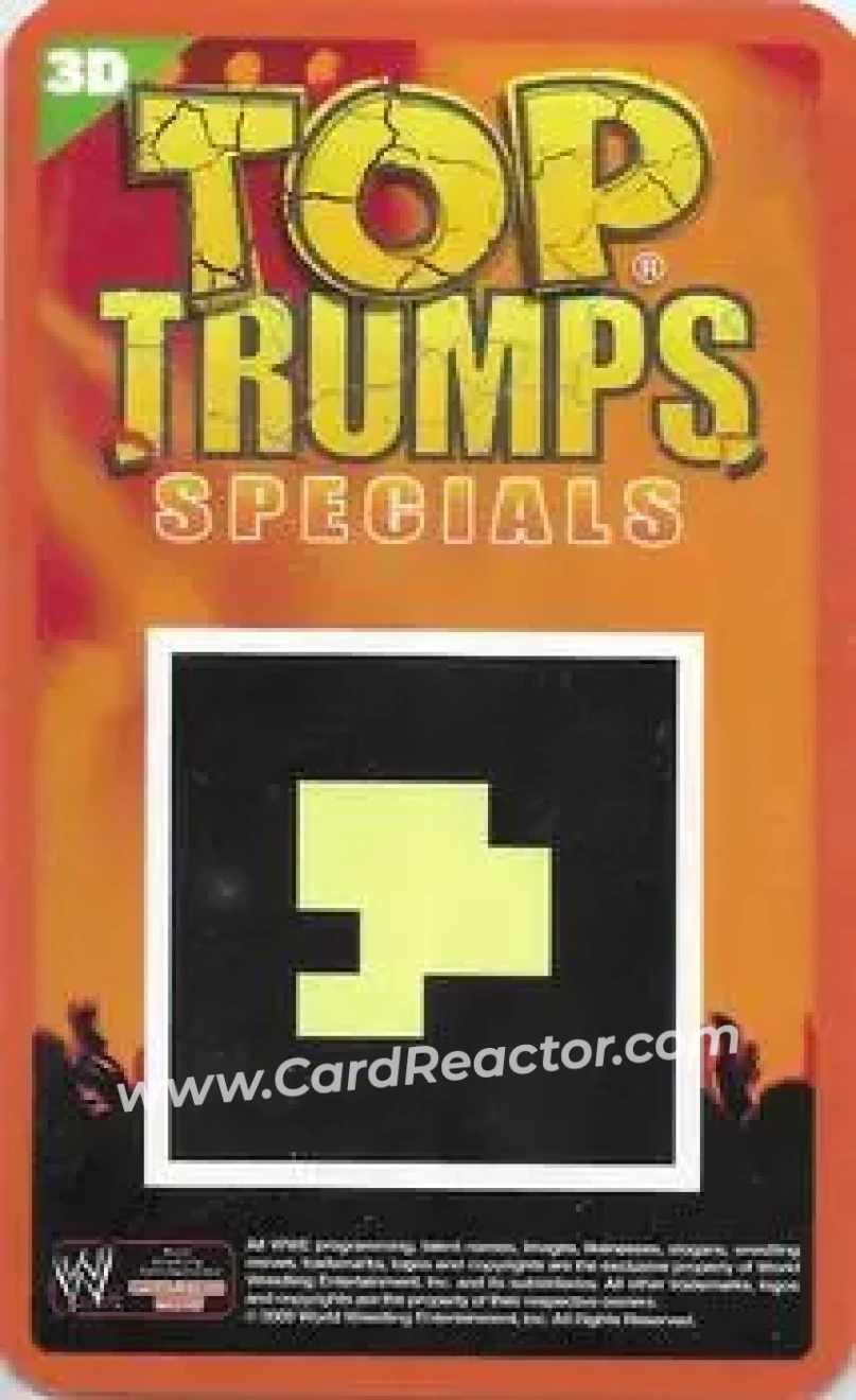 2009 Top Trumps Specials WWE 3D (U.K.) #NNO - Carlito - Back